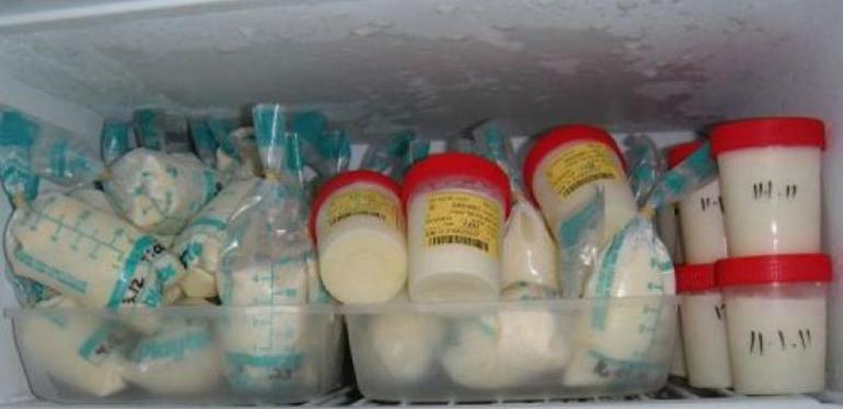 Как замораживать молоко