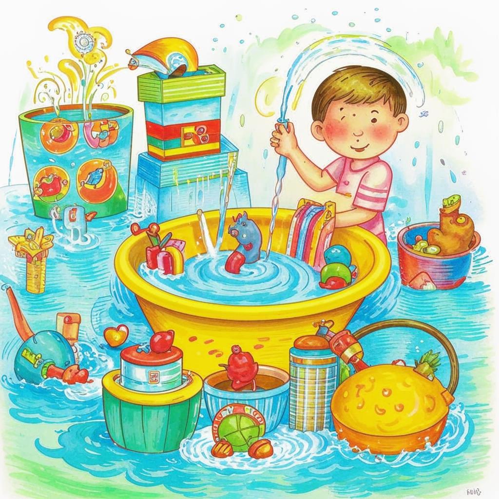 Развивающие занятия с водой для детей 2-3 лет